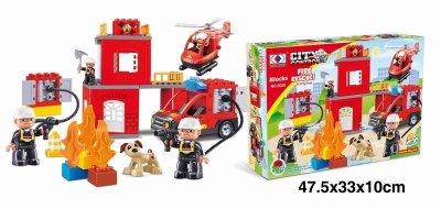 72 PCS FIRE CONTRIL BUILDING BLOCK  - HP1042025