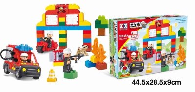 75 PCS FIRE CONTRIL BUILDING BLOCK  - HP1042028