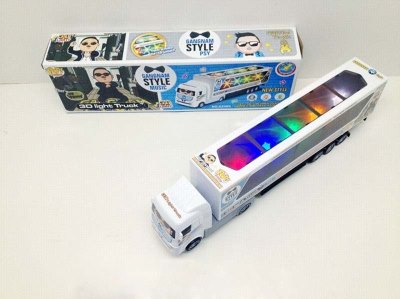 江南Style3D灯光电动万向货柜车（带江南Style音乐） - HP1042282