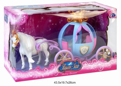 B/O CARRIAGE,BALL W/ COLORFUL LIGHT,4AA,NOT INCLUDE BATTERY - HP1042391