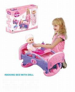 BABY SHAKE BED W/DOLL - HP1042608