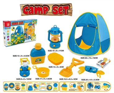 CAMP SET W/TENT  LIGHT - HP1042616