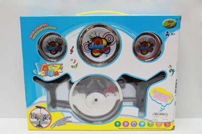 ELECTROPLATE JAZZ DRUM SET W/LIGHT & MUSIC  BATTERY - HP1042676