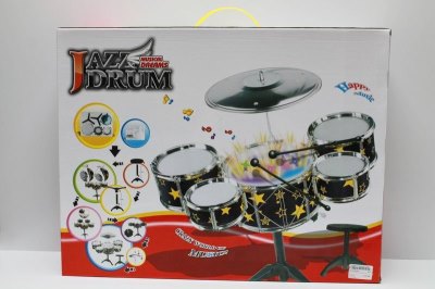 ELECTROPLATE JAZZ DRUM SET W/LIGHT & MUSIC  BATTERY - HP1042681