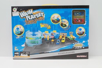 CAR WASH PLAYSET W/2 DIE-CAST CAR  - HP1042716