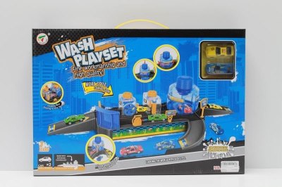 CAR WASH PLAYSET W/2 DIE-CAST CAR  - HP1042717