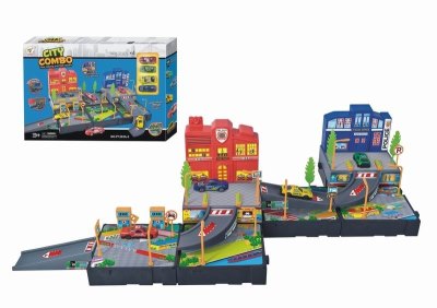 CITY COMBO W/4 DIE-CAST CAR  - HP1042725