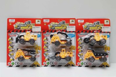 PULL BACK CONSTRUCTION CAR 2PCS 3ASST. - HP1043197