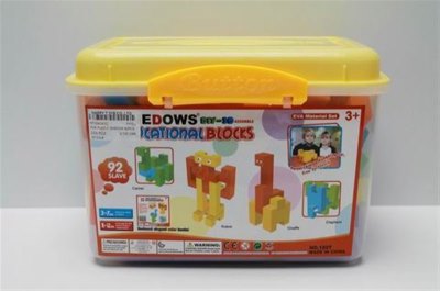 EVA BLOCKS W/BOOK 92PCS - HP1043432