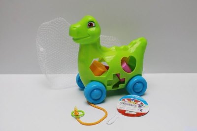 DINOSAUR BLOCKS W/STRING 2COLOR - HP1043573
