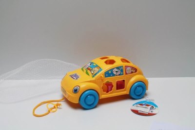 BUILDING BLOCKS W/STRING YELLOW/PINK - HP1043577
