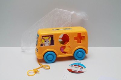 BUS BLOCKS W/STRING YELLOW/GREEN - HP1043578