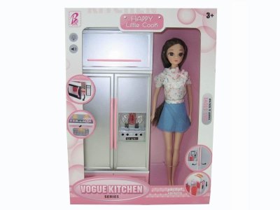 KITCHEN SET W/DOLL  LIGHT &MUSIC - HP1043740