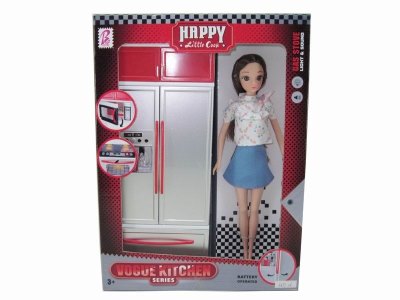 KITCHEN SET W/DOLL  LIGHT &MUSIC - HP1043750