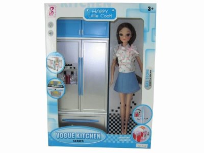 KITCHEN SET W/DOLL  LIGHT &MUSIC - HP1043755