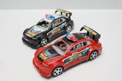 PAINTING PULL BACK POLICE CAR W/PLATING SEAT 3COLOR - HP1043820