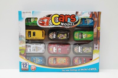 PULL BACK CAR 8COLOR 12PCS - HP1043934