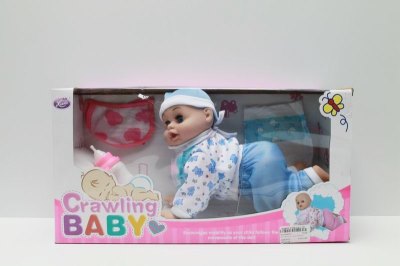 B/O CRAWLING DOLL W/MUSIC - HP1044272