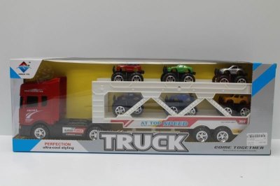 FRICTION CONTAINER CAR W/6 FREE CAR  2ASST - HP1044294