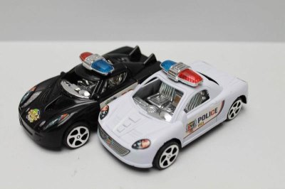 PULL BACK POLICE CAR RED/WHITE/BLACK/GREEN - HP1044435