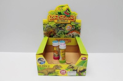 DINOSAUR BUBBLE WATER 36PCS DISPLAY BOX - HP1044821