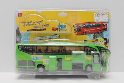 PULL BACK BUS (DIE CAST) W/LIGHT & MUSIC 3ASST  - HP1044829