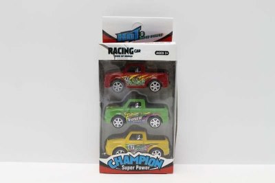PULL BACK RACING CAR  3PCS 4COLOR - HP1044913