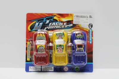 PULL BACK RACING CAR  3PCS 4COLOR - HP1045000