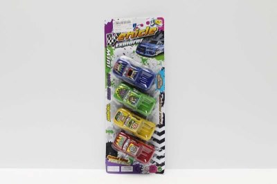 4PCS PULL BACK RACING CAR 4COLOR  - HP1045001