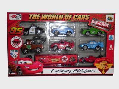 8PCS PULL BACK DIE CAST CAR - HP1045230