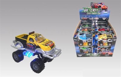 1:36 PULL BACK DIE CAST CAR 12PCS W/LIGHT&SOUND - HP1045268