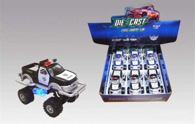 1:36 PULL BACK DIE CAST CAR 6PCS W/LIGHT&SOUND - HP1045269