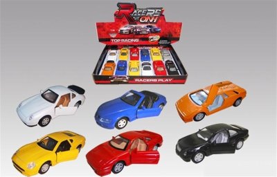 1:36 PULL BACK DIE CAST CAR 12PCS - HP1045295