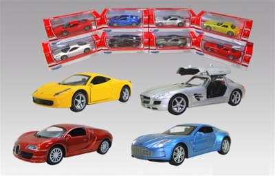 1:32PULL BACK DIE CAST CAR W/LIGHT SOUND  - HP1045314
