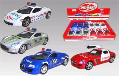 1:32PULL BACK DIE CAST CAR W/LIGHT SOUND OPEN-DOOR 12PCS - HP1045319