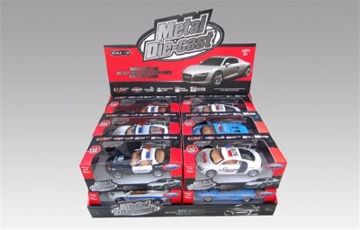 1:32PULL BACK DIE CAST CAR W/LIGHT SOUND 12PCS - HP1045330