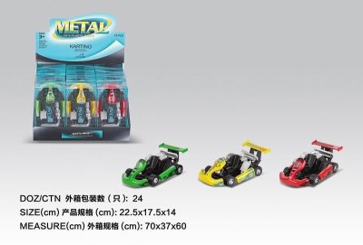 PULL BACK DIE CAST CAR 12PCS - HP1045393