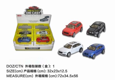 PULL BACK DIE CAST CAR 12PCS - HP1045396