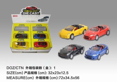 PULL BACK DIE CAST CAR 12PCS - HP1045398