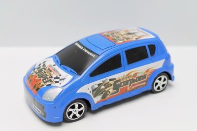 PULL BACK RACING CAR BLACK/WHITE/BLUE - HP1045779