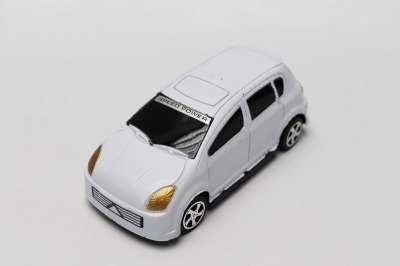 PULL BACK RACING CAR BLACK/WHITE/BLUE - HP1045782