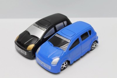 2PCS PULL BACK RACING CAR BLACK/WHITE/BLUE - HP1045789