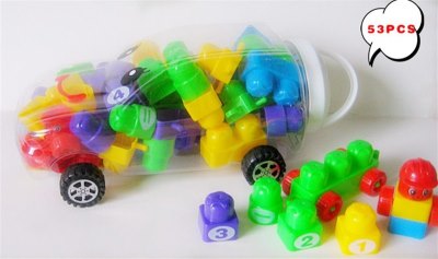 益智积木车 53PCS  - HP1045906