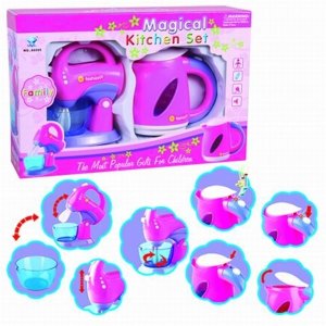 KETTLE & EGG BEATER W/LIGHT & ROTATING & MUSIC - HP1046455