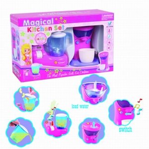 JUICER SET & WATER DISPENSER W/LIGHT & MUSIC & ROTATING - HP1046456