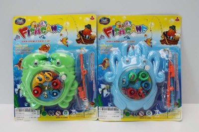 WIND UP FISHING GAME 2ASST ORANGE/GREEN/BLUE - HP1046780