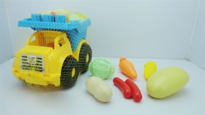 FREE WAY CAR W/VEGETABLES 7PCS  - HP1046863