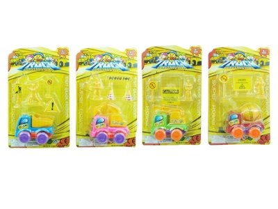 实色回力工程车 4色2款混装 - HP1047324