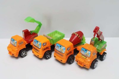 实色回力工程车 4款混装 红绿橙3色混装 - HP1047467