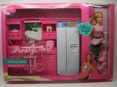 KITCHEN SET W MUSIC /DOLL   - HP1048303